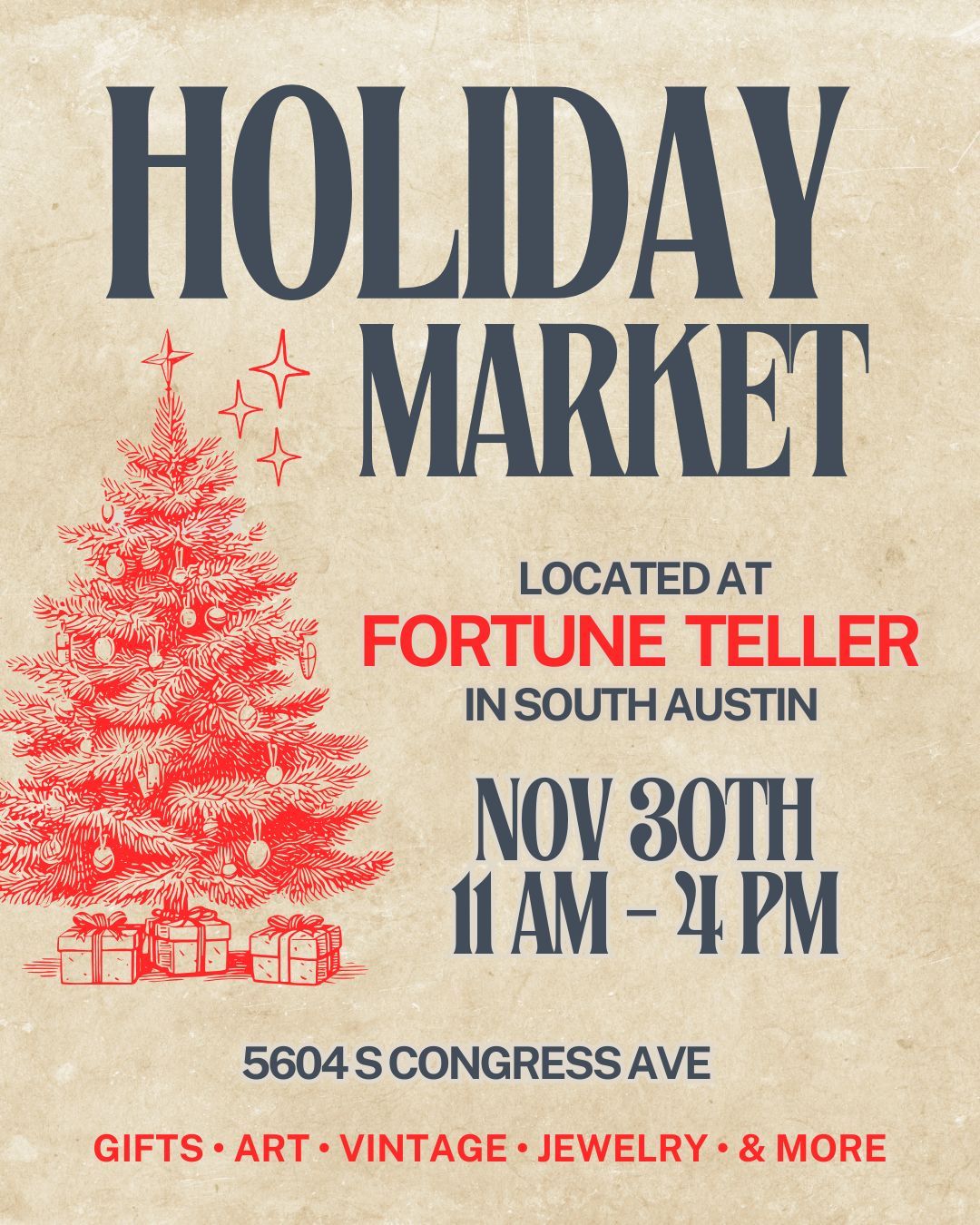 Holiday Market Flyer